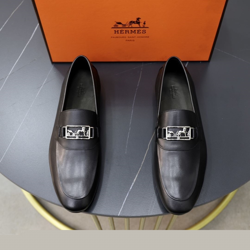 H**mes leather shoes